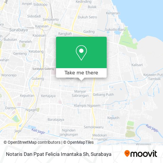 Notaris Dan Ppat Felicia Imantaka Sh map