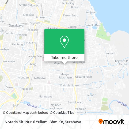 Notaris Siti Nurul Yuliami Shm Kn map