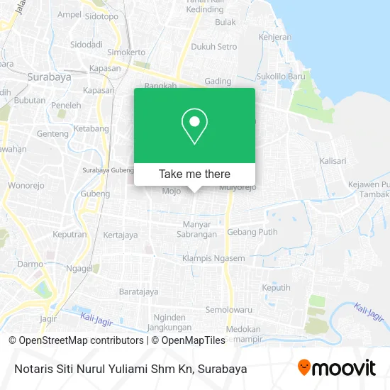 Notaris Siti Nurul Yuliami Shm Kn map