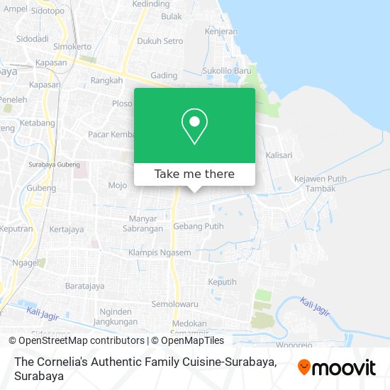 The Cornelia's Authentic Family Cuisine-Surabaya map