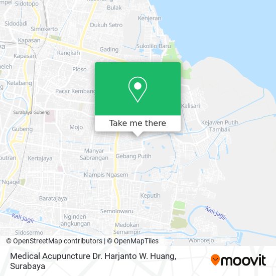Medical Acupuncture Dr. Harjanto W. Huang map