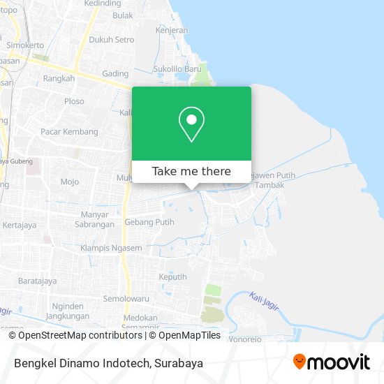 Bengkel Dinamo Indotech map