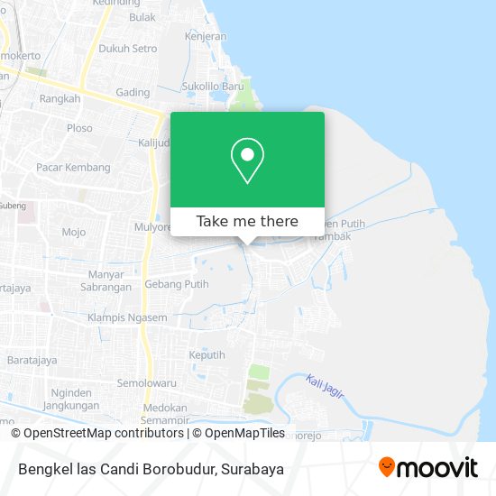 Bengkel las Candi Borobudur map