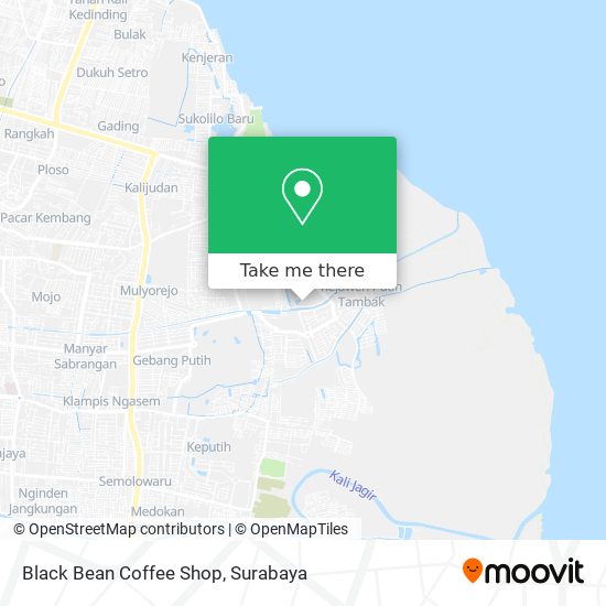 Black Bean Coffee Shop map