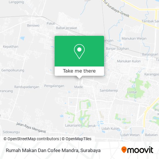 Rumah Makan Dan Cofee Mandra map
