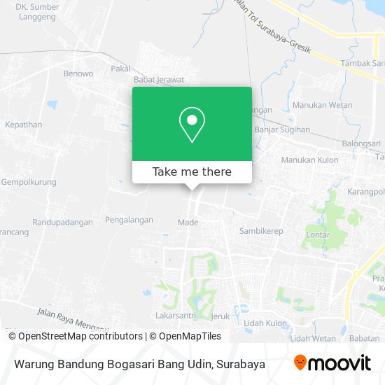 Warung Bandung Bogasari Bang Udin map