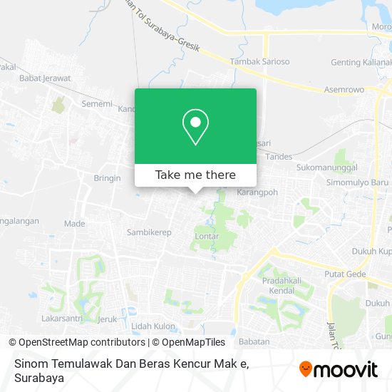 Sinom Temulawak Dan Beras Kencur Mak e map
