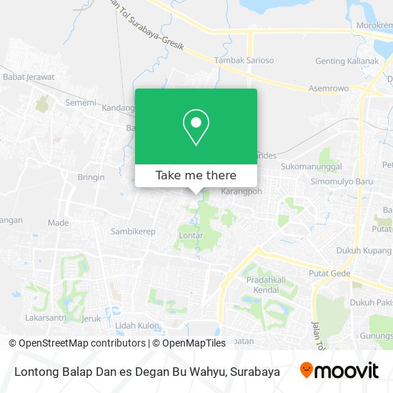 Lontong Balap Dan es Degan Bu Wahyu map