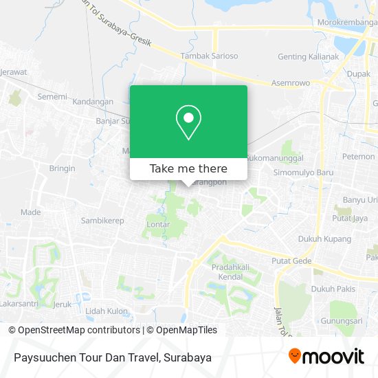 Paysuuchen Tour Dan Travel map