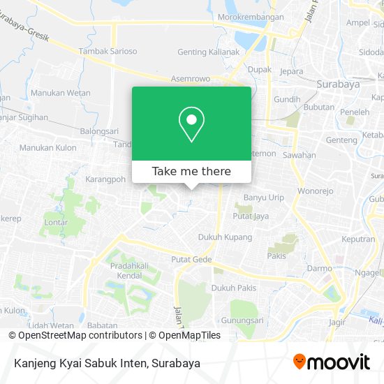 Kanjeng Kyai Sabuk Inten map