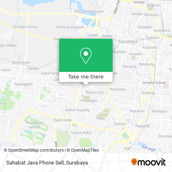 Sahabat Java Phone Sell map