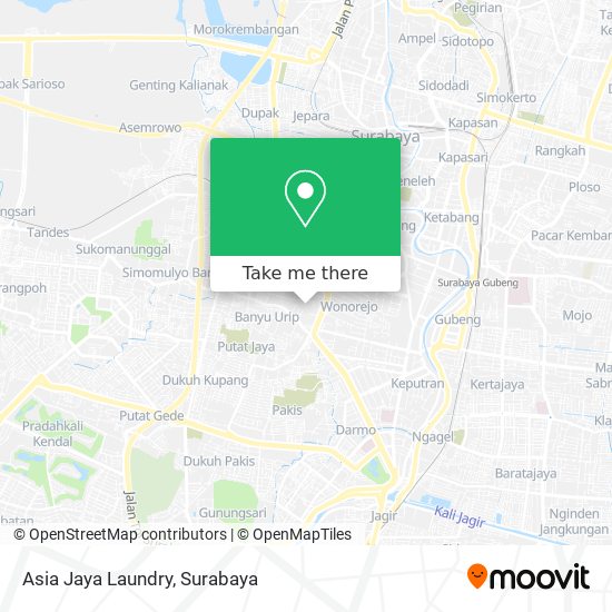 Asia Jaya Laundry map