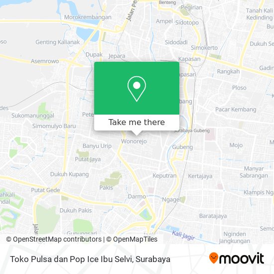 Toko Pulsa dan Pop Ice Ibu Selvi map