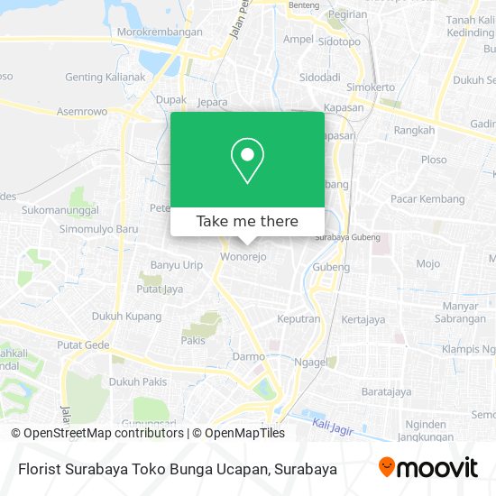 Florist Surabaya Toko Bunga Ucapan map