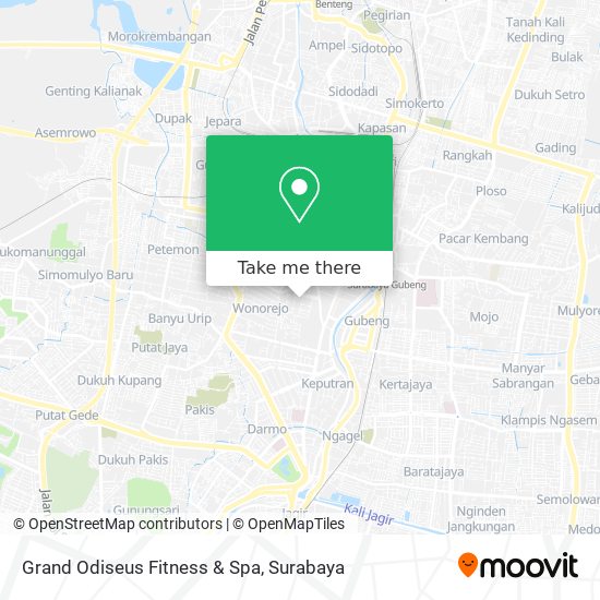 Grand Odiseus Fitness & Spa map