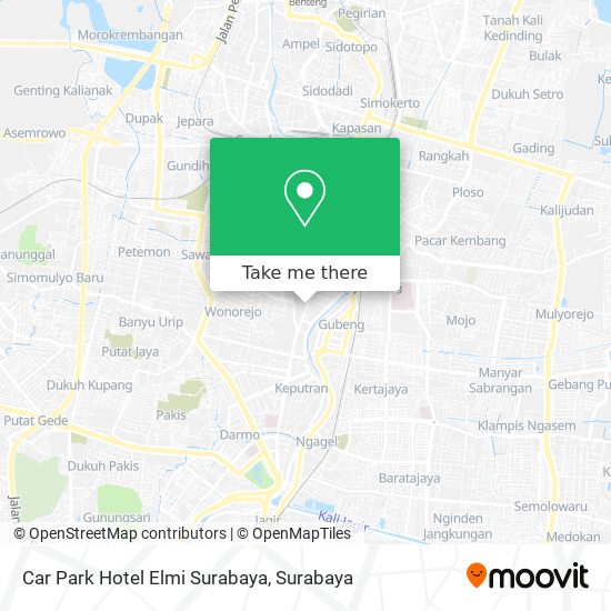 Car Park Hotel Elmi Surabaya map