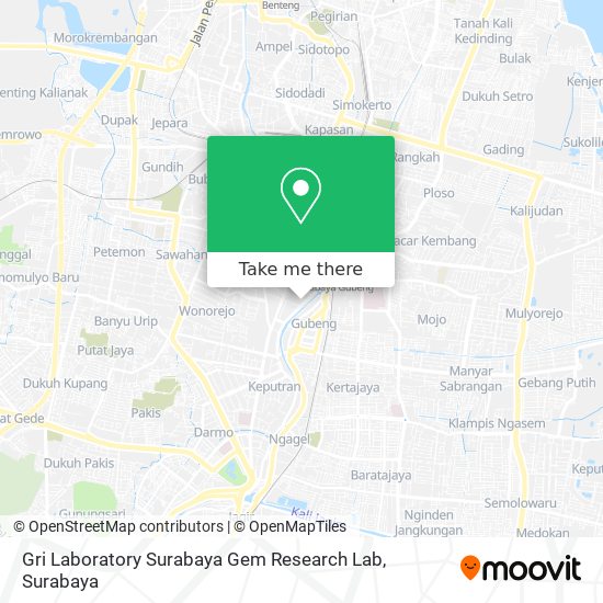 Gri Laboratory Surabaya Gem Research Lab map