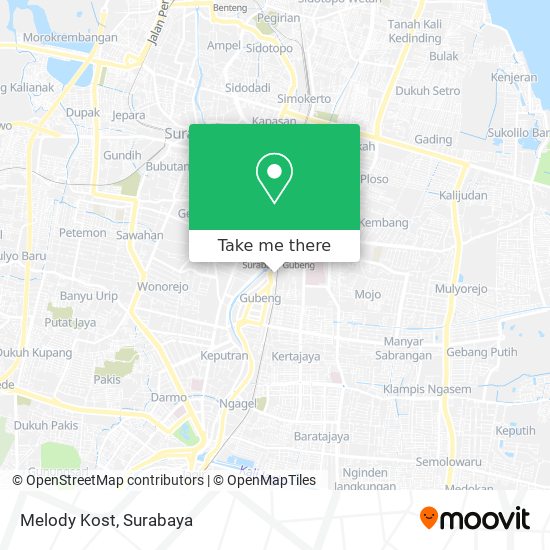 Melody Kost map