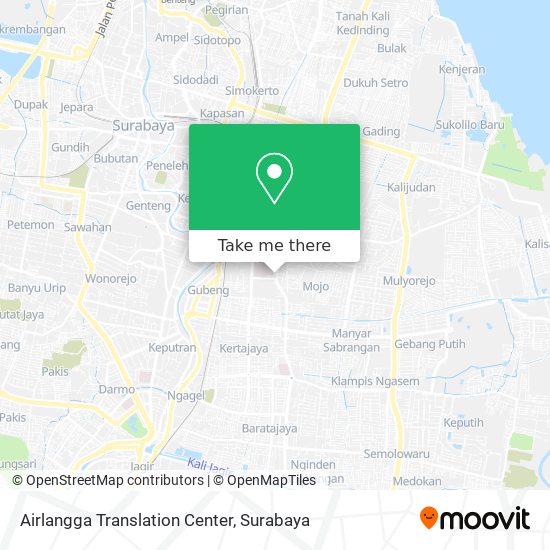 Airlangga Translation Center map