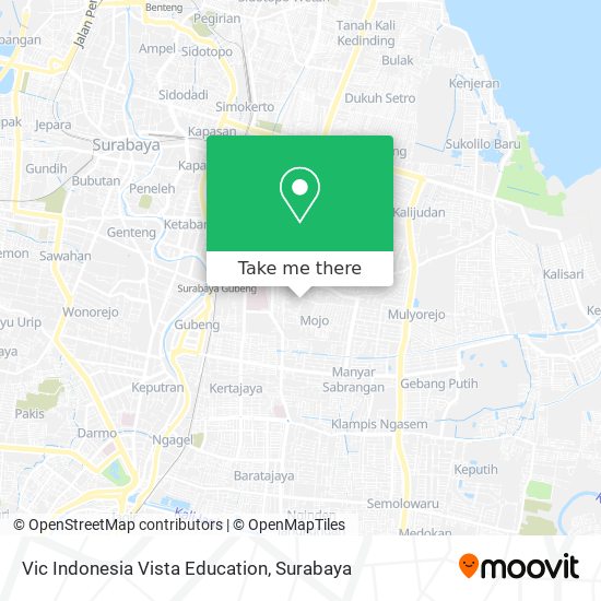 Vic Indonesia Vista Education map