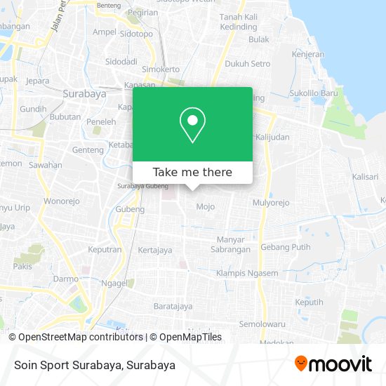 Soin Sport Surabaya map