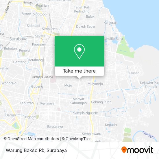 Warung Bakso Rb map