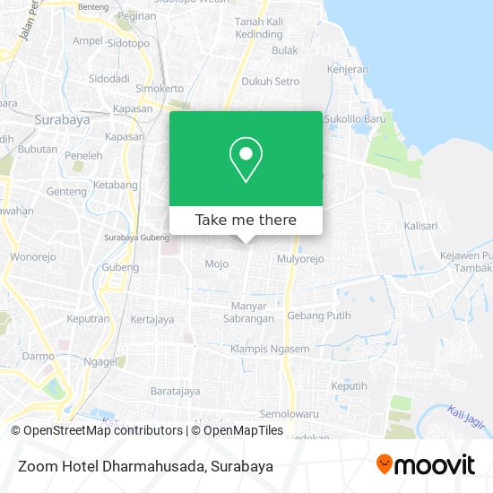 Zoom Hotel Dharmahusada map