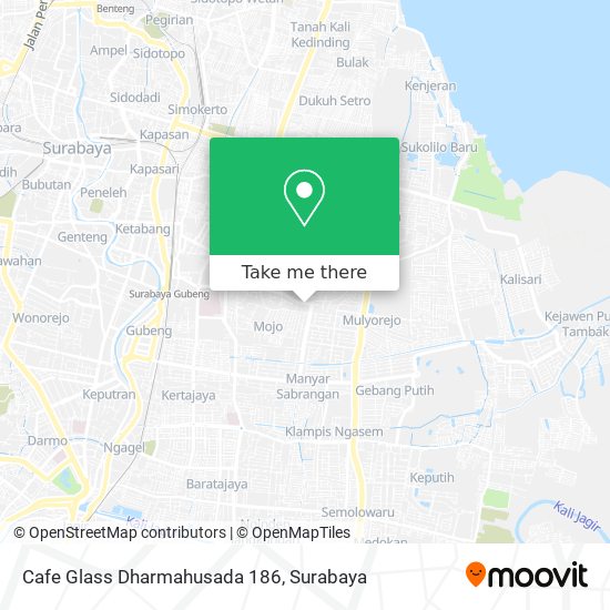 Cafe Glass Dharmahusada 186 map