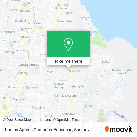 Kursus Aptech Computer Education map