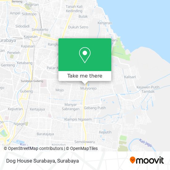 Dog House Surabaya map