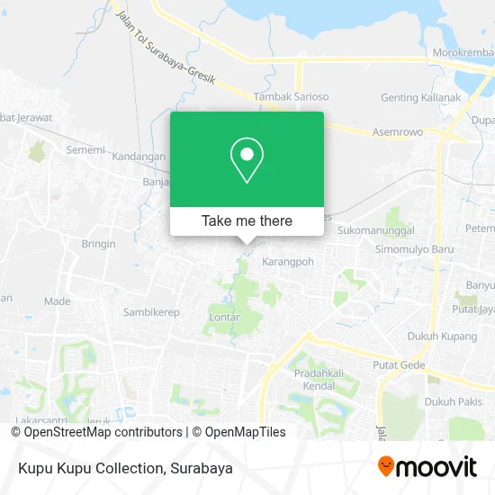 Kupu Kupu Collection map