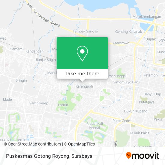 Puskesmas Gotong Royong map