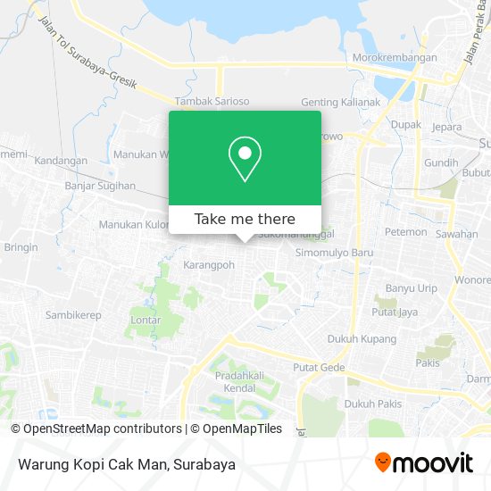 Warung Kopi Cak Man map