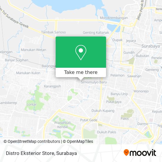 Distro Eksterior Store map