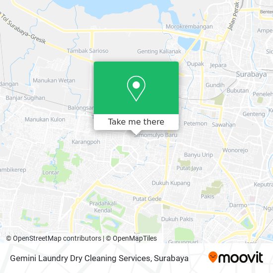 Gemini Laundry Dry Cleaning Services map