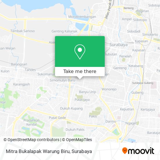 Mitra Bukalapak Warung Biru map