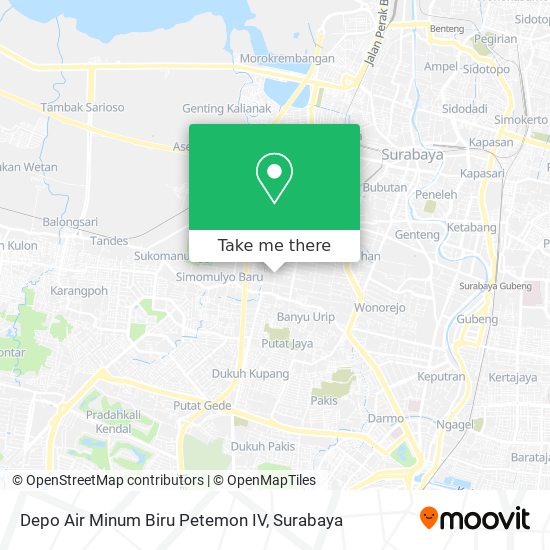 Depo Air Minum Biru Petemon IV map