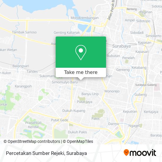 Percetakan Sumber Rejeki map