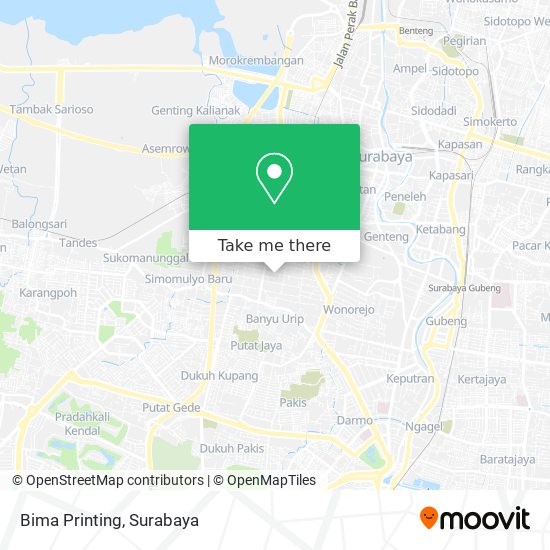 Bima Printing map