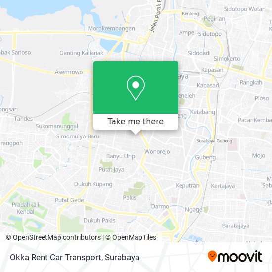 Okka Rent Car Transport map