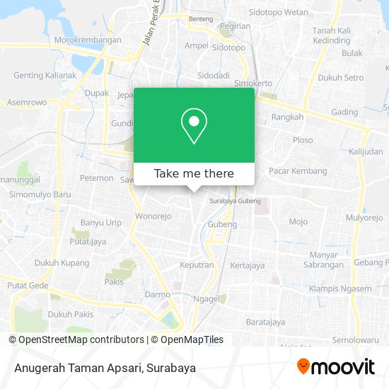 Anugerah Taman Apsari map