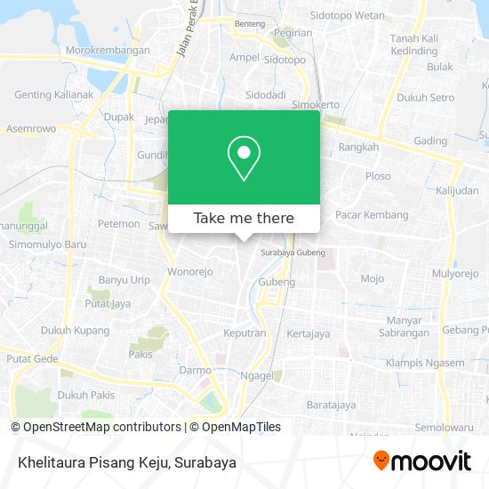 Khelitaura Pisang Keju map