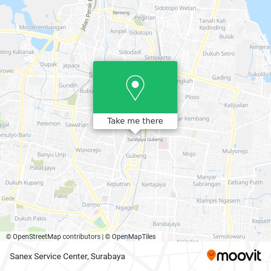 Sanex Service Center map
