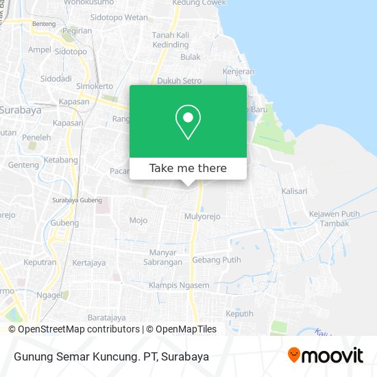 Gunung Semar Kuncung. PT map