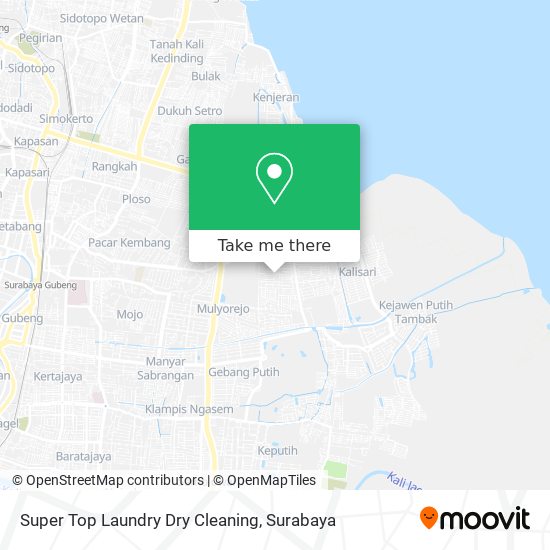 Super Top Laundry Dry Cleaning map