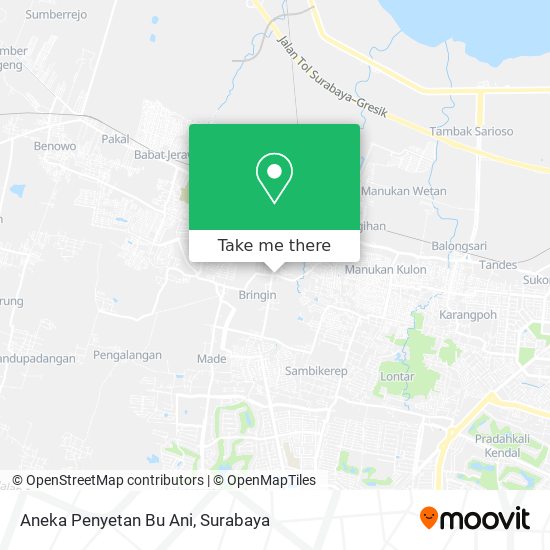 Aneka Penyetan Bu Ani map