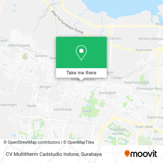 CV Multitherm Cadstudio Indone map