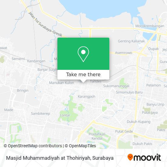 Masjid Muhammadiyah at Thohiriyah map