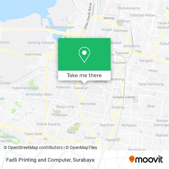 Fadli Printing and Computer map