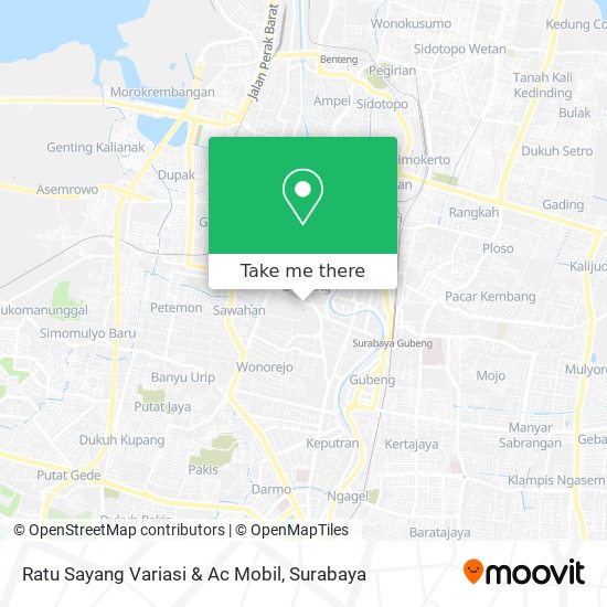 Ratu Sayang Variasi & Ac Mobil map